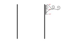 Sign Hanger Post Sign Hanger Post
