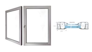 Outdoor Slim Lightbox with Locking Door – LSL003 Outdoor Slim Lightbox with Locking Door - LSL003