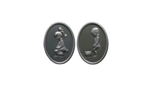 ARTIST “BOY & GIRL” WASHROOM SIGN (SILVER) – SIGN044GG ARTIST "BOY & GIRL" WASHROOM SIGN (SILVER) - SIGN044GG