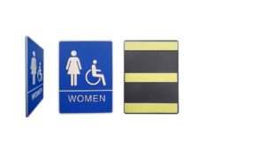 ADA “WOMEN’S WASHROOM + HANDICAP” SIGN – SIGN030B ADA “WOMEN’S WASHROOM + HANDICAP” SIGN - SIGN030B