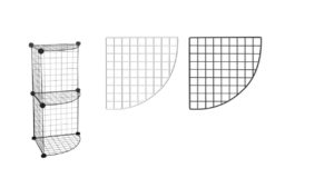 Quarter-Round Grid - F3001