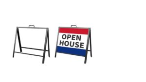 Angled Metal AFRAME007 – 24″W x 18″H – Sandwich Board Heavy Duty Slide-in Sidewalk Signboard for Outdoor Street Advertising Angled Metal AFRAME007 - 24"W x 18"H - Sandwich Board Heavy Duty Slide-in Sidewalk Signboard for Outdoor Street Advertising