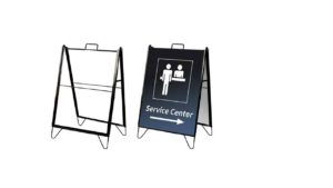 Light Duty Metal AFRAME071 – 18″W x 24″H – Sandwich Board Slide-in Sidewalk Signboard Outdoor Street Advertising Light Duty Metal AFRAME071 - 18"W x 24"H - Sandwich Board Slide-in Sidewalk Signboard Outdoor Street Advertising