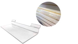1/8″ Thick Acrylic Shoe Shelf – FJM-410/AC 1/8" Thick Acrylic Shoe Shelf - FJM-410/AC