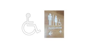 PVC CUT OUT HANDICAP SIGN PVC CUT OUT HANDICAP SIGN