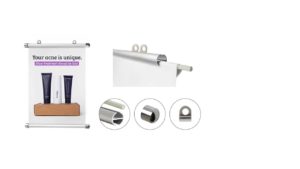 Round Tubing Aluminum Banner Hanger – PT004 Round Tubing Aluminum Banner Hanger - PT004