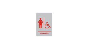 “WOMEN + HANDICAP” – SIGN021W “WOMEN + HANDICAP” - SIGN021W
