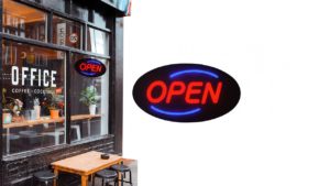 LED OVAL ‘OPEN’ SIGN – OPEN019 LED OVAL 'OPEN' SIGN - OPEN019