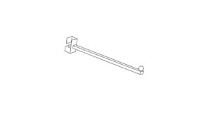 Hardware for Outrigger: 3/4″ Square Hangrail Hardware for Outrigger: 3/4" Square Hangrail