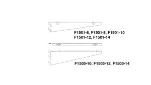 Hardwares for Outrigger: Wood Shelf Brackets