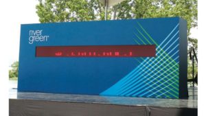 RIVER GREEN - SALES CENTRE LED SIGN DISPLAY