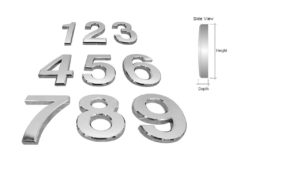 Chrome Numbers Chrome Numbers