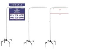 METAL LAWN SIGN POST – LP001 METAL LAWN SIGN POST - LP001