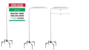 METAL LAWN SIGN POST – LP001 METAL LAWN SIGN POST - LP001