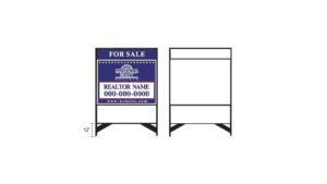 METAL LAWN SIGN – LS002 METAL LAWN SIGN - LS002
