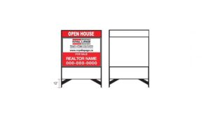 METAL LAWN SIGN – LS002 METAL LAWN SIGN - LS002