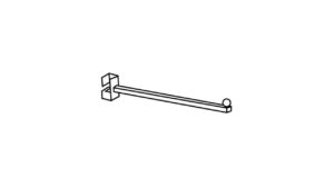 Rectangular 6 Balls Hook – B31 Rectangular 6 Balls Hook - B31