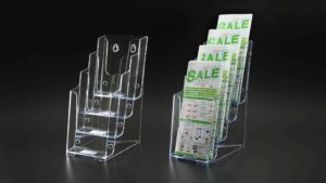 Countertop 4-Bay Brochure Holder – CTS0132 Countertop 4-Bay Brochure Holder - CTS0132