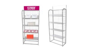Metal Grid Panel Shelving - A47