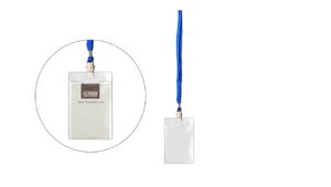 Vertical Name Badge Kit Blue – 023 Vertical Name Badge Kit Blue - 023