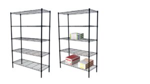 5 Tier Wire Shelf – WS4818B 5 Tier Wire Shelf - WS4818B