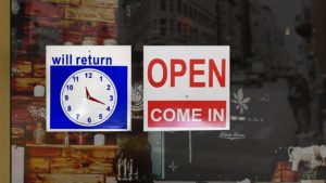 “Will Return” Clock Sign "Will Return" Clock Sign