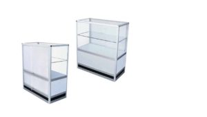 2 Tier Glass Showcase – GS001 2 Tier Glass Showcase - GS001