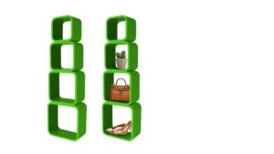 Square 4-Shelves Set – Green – SSW001G Square 4-Shelves Set - Green - SSW001G