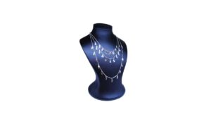 LEATHERETTE NECKLACE FORM BLACK 11″H – JN-105BL LEATHERETTE NECKLACE FORM BLACK 11"H - JN-105BL
