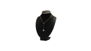 LEATHERETTE NECKLACE FORM BLACK 10″H – JN-10BLS LEATHERETTE NECKLACE FORM BLACK 10"H - JN-10BLS