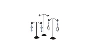 Wire Steel Earring Stand – Set of Three – JE-3WS Wire Steel Earring Stand - Set of Three - JE-3WS