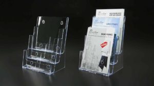 Countertop 3-Bay Brochure Holder – CTS0143 Countertop 3-Bay Brochure Holder - CTS0143