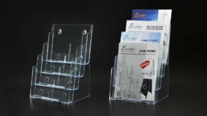 Countertop 4-Bay Brochure Holder – CTS0142 Countertop 4-Bay Brochure Holder - CTS0142