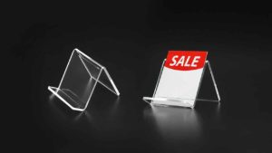 Clear Acrylic Easel Display – CTS0137 Clear Acrylic Easel Display - CTS0137