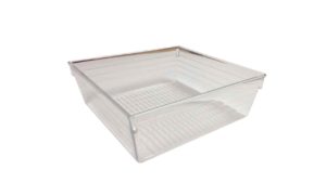 CLEAR PLASTIC BIN ORGANIZER 6″ X 6″ – CST0231 CLEAR PLASTIC BIN ORGANIZER 6" X 6" - CST0231