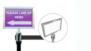4-Way Stanchion Sign Holder – STSH002 4-Way Stanchion Sign Holder - STSH002