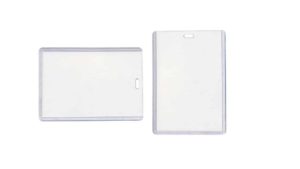 Clear Plastic Tag Holder - 4¾" x 3½