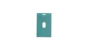 Clear Plastic Tag Holder - Green - 2" x 3½"