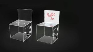 Clear Ballot Box With Lock 7″ – BBOX002 Clear Ballot Box With Lock 7" - BBOX002