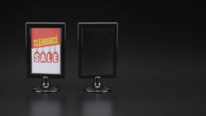 Countertop Sign Holder BLACK – CTS0222B Countertop Sign Holder BLACK - CTS0222B