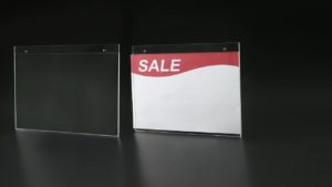 Landscape Wallmount Sign Holder – CTS0163 Landscape Wallmount Sign Holder - CTS0163