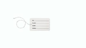 Auto Service Key Tag with Cotton String – Tag021TO Auto Service Key Tag with Cotton String - Tag021TO