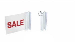 T-Style Grip Sign Holders w/ Foam Tape – TSG003 T-Style Grip Sign Holders w/ Foam Tape - TSG003