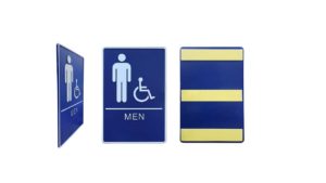 ADA BRAILLE “MEN’S + HANDICAP WASHROOM” SIGN – SIGN063M ADA BRAILLE “MEN'S + HANDICAP WASHROOM” SIGN - SIGN063M