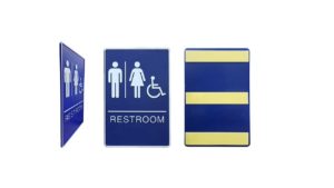 ADA BRAILLE “UNISEX + HANDICAP WASHROOM” SIGN – SIGN066UH ADA BRAILLE “UNISEX + HANDICAP WASHROOM” SIGN - SIGN066UH