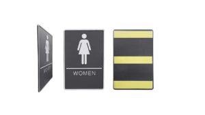 GREY ADA BRAILLE “WOMEN’S WASHROOM” SIGN – SIGN068F GREY ADA BRAILLE “WOMEN'S WASHROOM” SIGN - SIGN068F