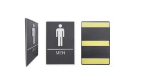 GREY ADA BRAILLE “MEN’S WASHROOM” SIGN – SIGN068M GREY ADA BRAILLE “MEN'S WASHROOM” SIGN - SIGN068M