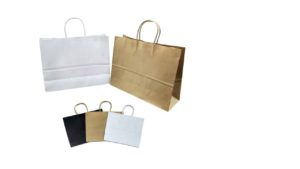 Twisted Paper Handle Bags – 12½” Twisted Paper Handle Bags - 12½''