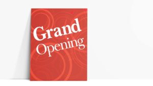 Grand Opening Poster – #PSP006 Grand Opening Poster - #PSP006
