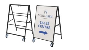 Rolling Metal AFRAME1119W – 32″W x 48″H SANDWICH BOARD SLIDE-IN SIDEWALK SIGNBOARD OUTDOOR STREET ADVERTISING Rolling Metal AFRAME1119W - 32"W x 48"H SANDWICH BOARD SLIDE-IN SIDEWALK SIGNBOARD OUTDOOR STREET ADVERTISING